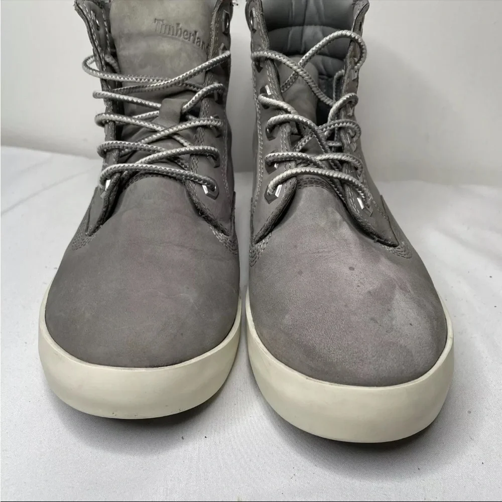 Timberland Dausette Gray Nubuck Leather Boots Women’s Size 6